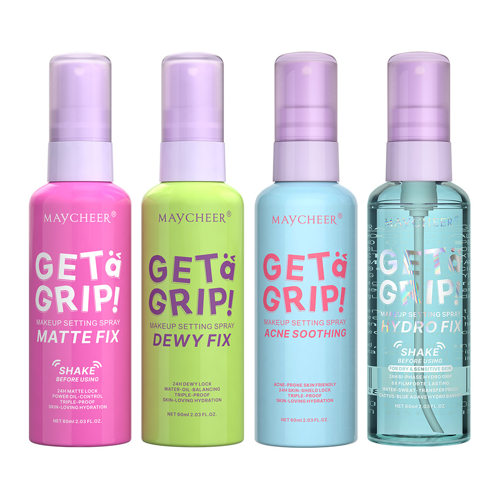 Cross-border English Version MAYCHEER MIST Setting Spray Matte Finish Water-gloss Oil Control Non-smudging Non-tightening