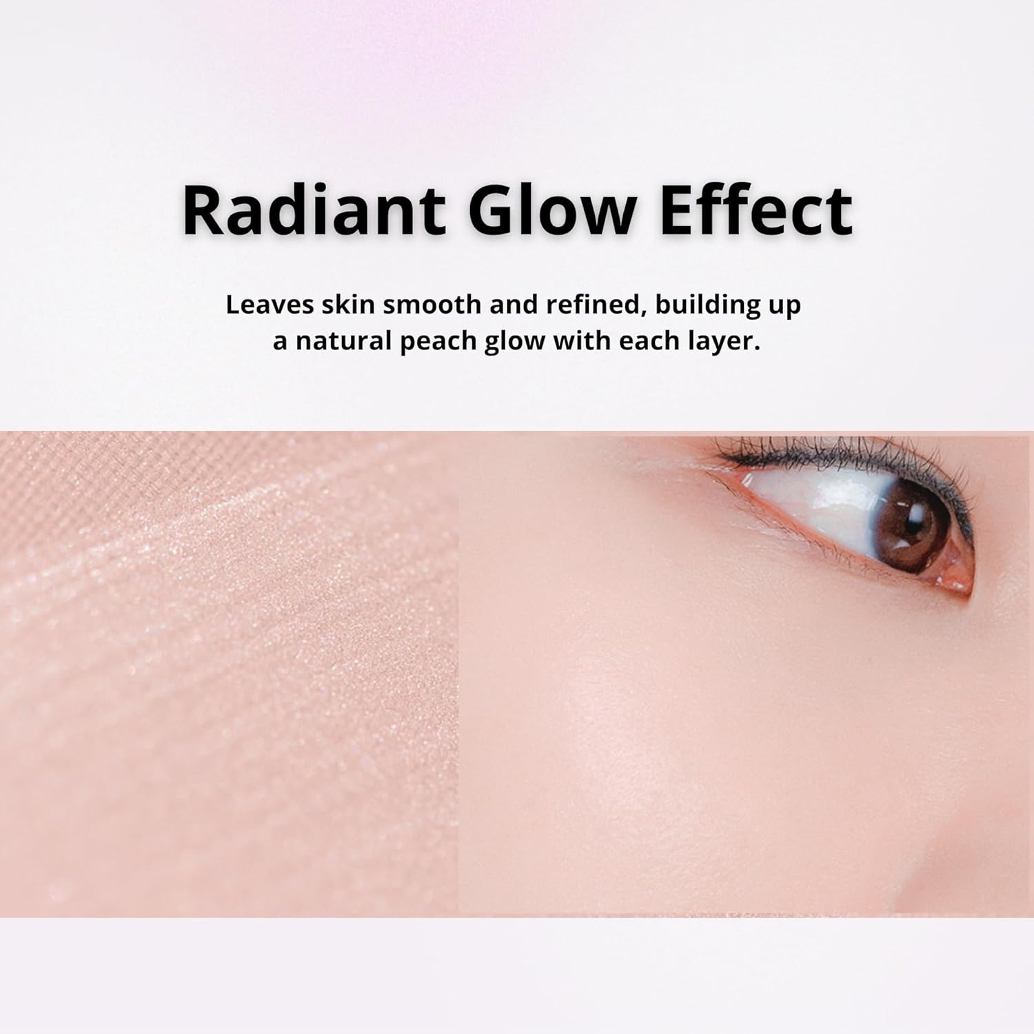 TONE Brighten Glow Powder Pact Shining Tone-Up Pressed Powder Compact Blur Finish Face Makeup Setting Finishing Transparent
