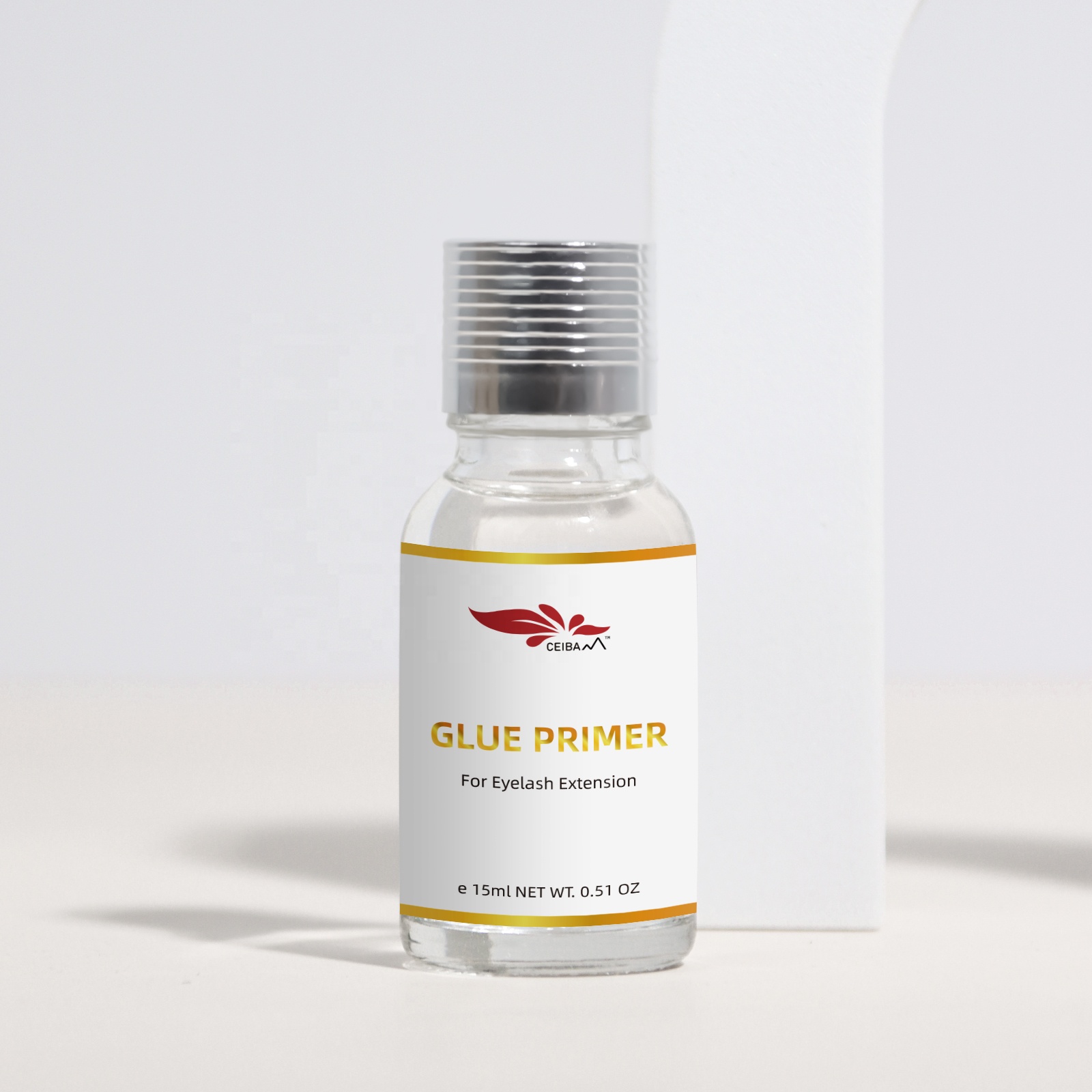 Private Label Fast and Strong Glue Lash Primer and Bonder Pretreatment for Semi Permanent Extensions Glue Oil Free Makeup Primer