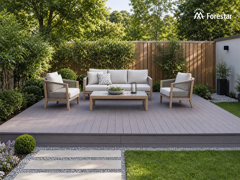 Recycled materials turned into composite decking