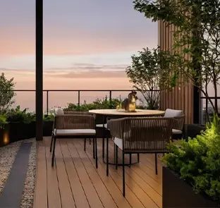 Composite decking project in Helsinki, Finland