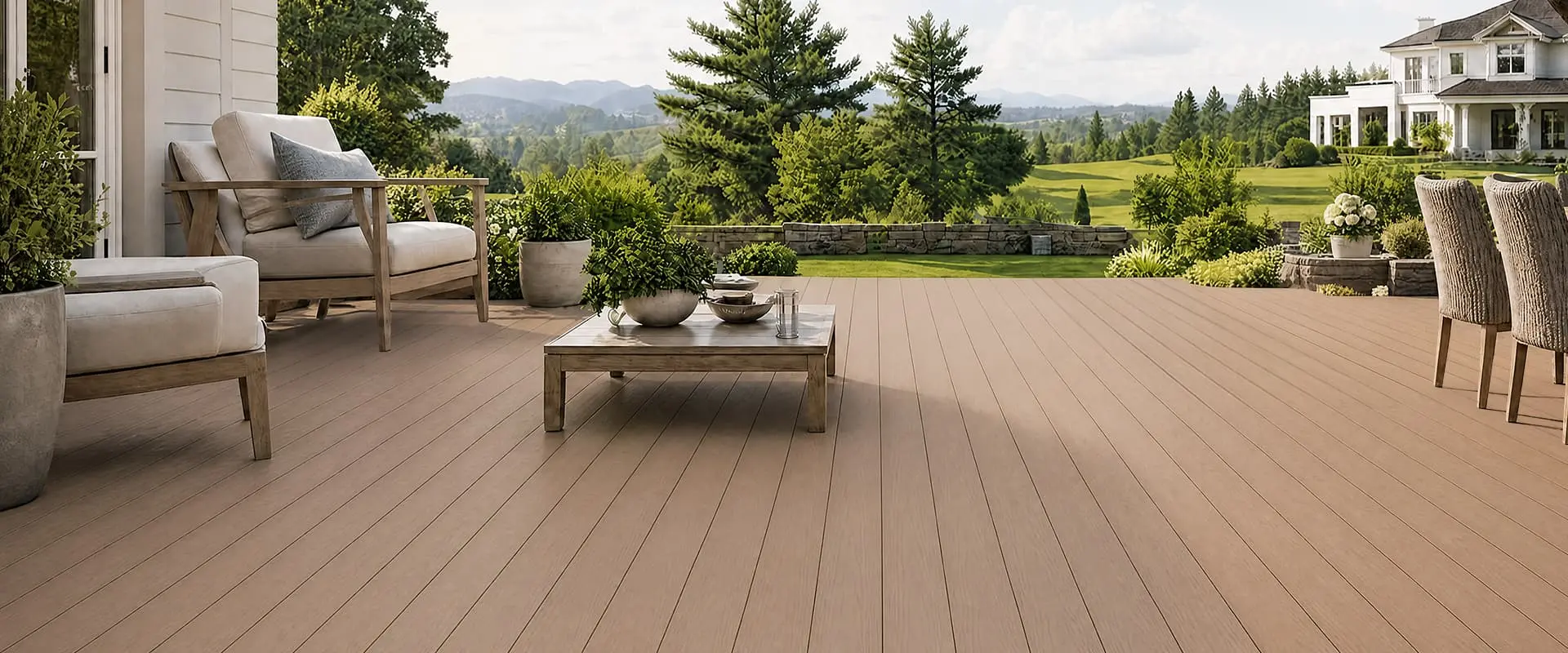 Composite decking and cladding installation by Forestar