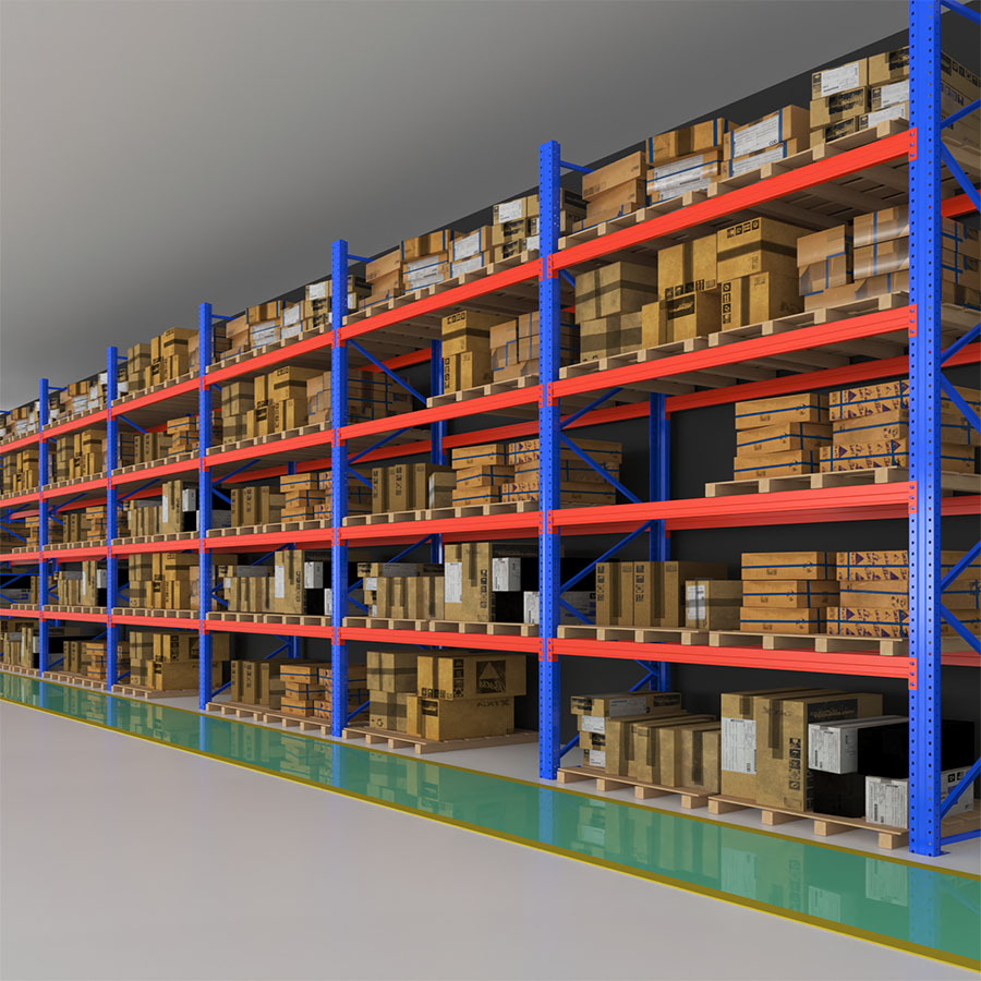 Customized Euro Heavy Duty Storage Shelf for Industrial Shelving in Warehouse Box Beam Pallet Rack & Racking System