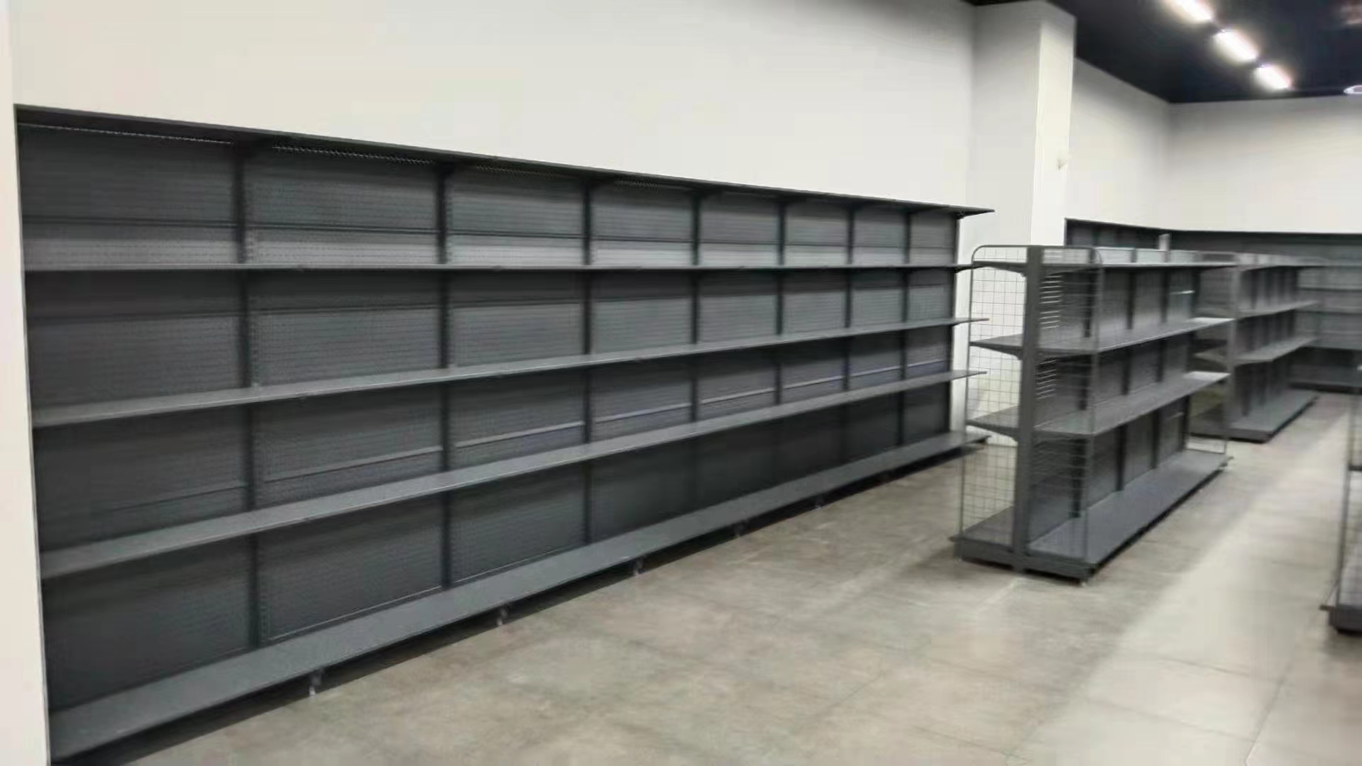 Runda Shelf 18# Supermarket Display Shelves Grocery Store Display Shelf Gondola Chinese Tea Retail Display Rack