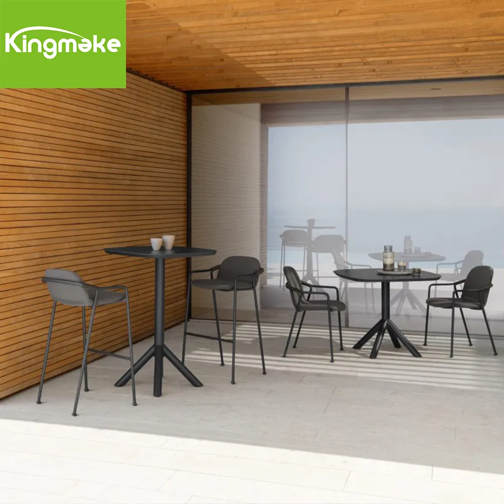 Garden Furniture Luxury Furniture Aluminum and Rope Outdoor Bar Stools