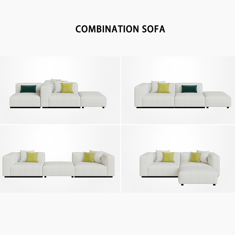 Wholesale Modern Living Room Modular Luxury L Shape Corner Lazy Sectional Leisure Sofa for Home Furniture Living Room Hotel