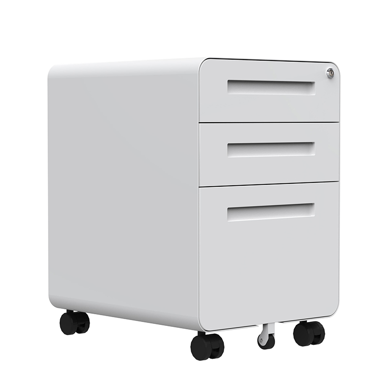 Modern Design Bedroom Bedside Table Durable Steel Nightstand Cabinet for Home