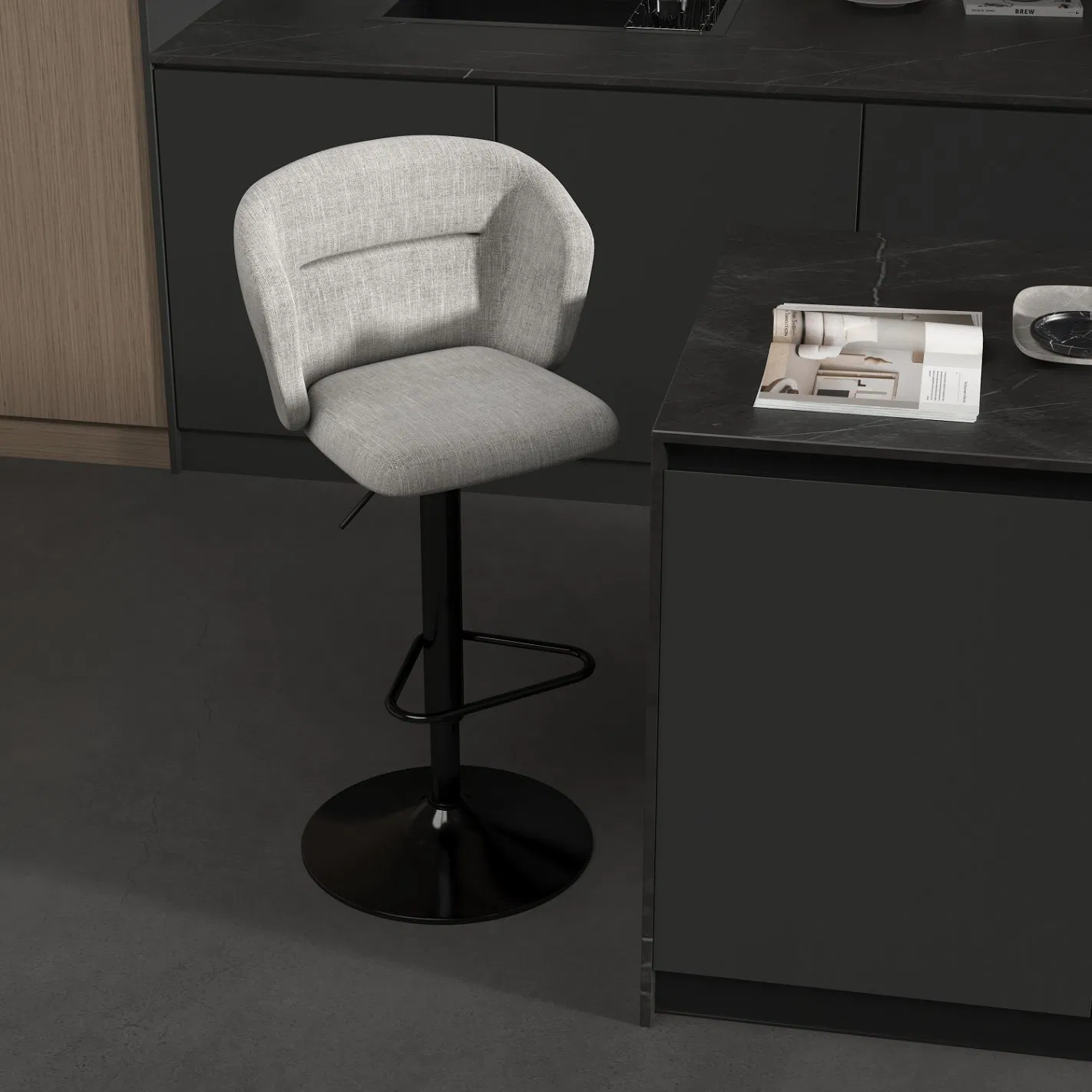 High End Leather Bar Chair &amp; Lightweight Design &amp; Japanese Minimalism Barstool and Bar Chair