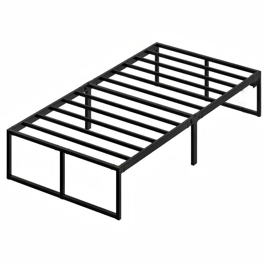 Space-Saving Heavy-Duty Queen Size Metal Bed Frame with Under-Bed Storage Space