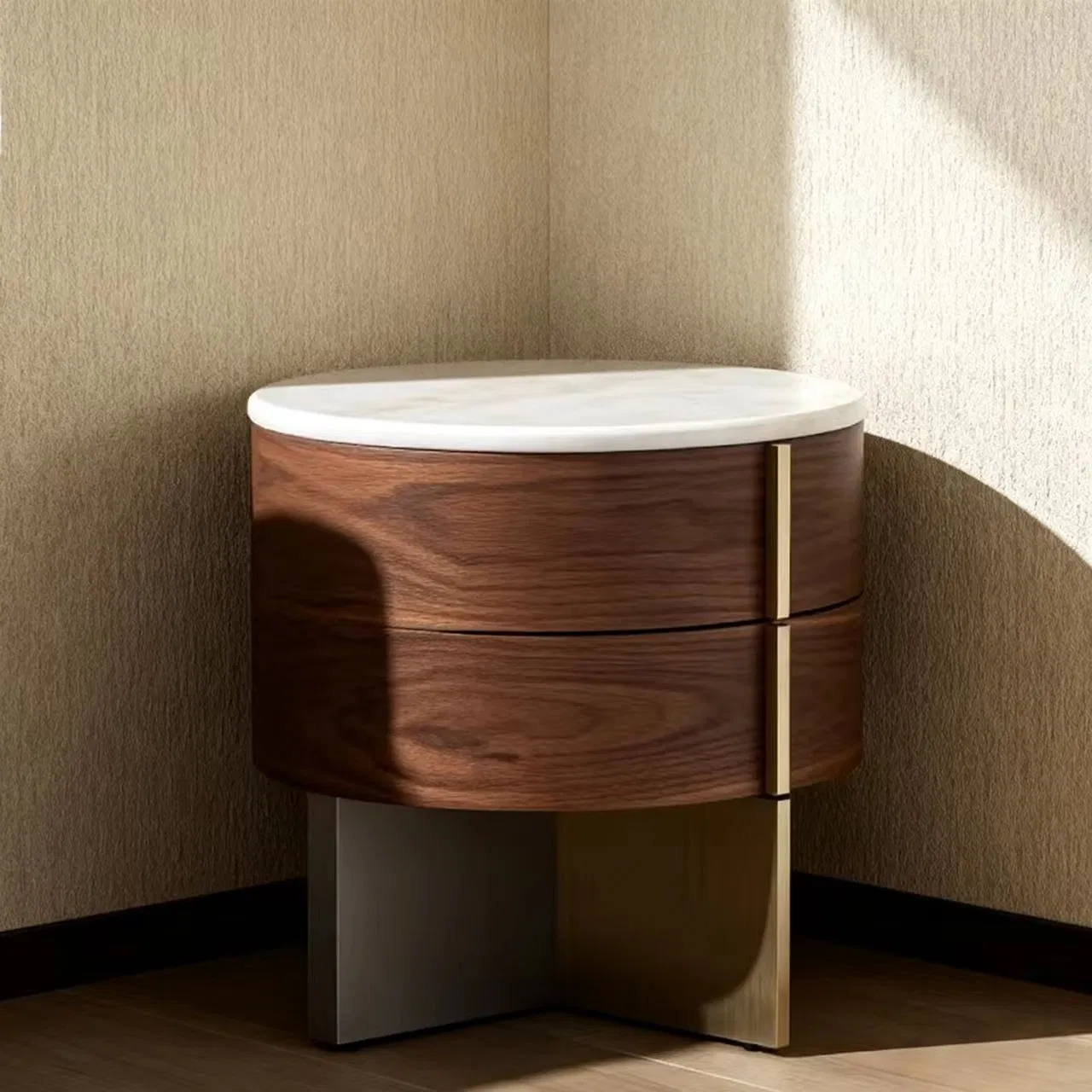 Hotel Drawer - Type Bedroom Light Luxury Home Furniture Nightstands