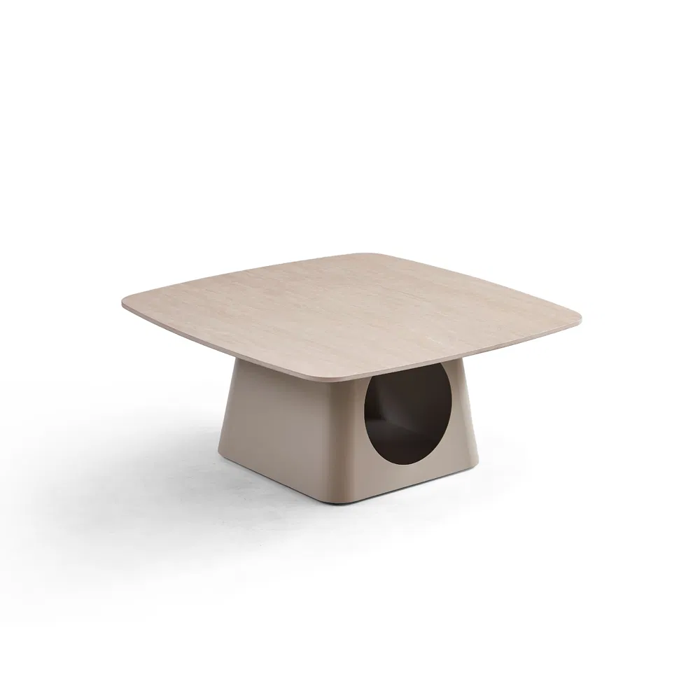 Luxury Living Room Modern Furniture Glass Top Side Coffee Table