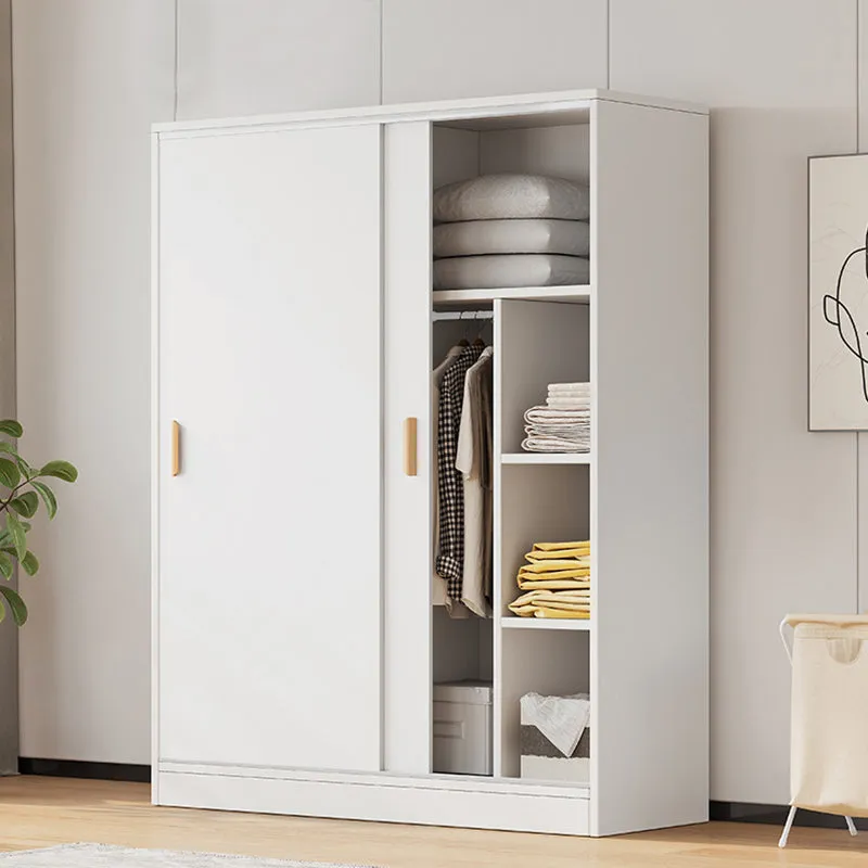 Modern Wooden Sliding Door Wardrobe Details