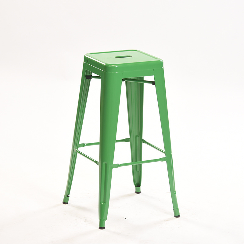 Modern Minimalist Metal Chair Wrought Iron Bar Stools