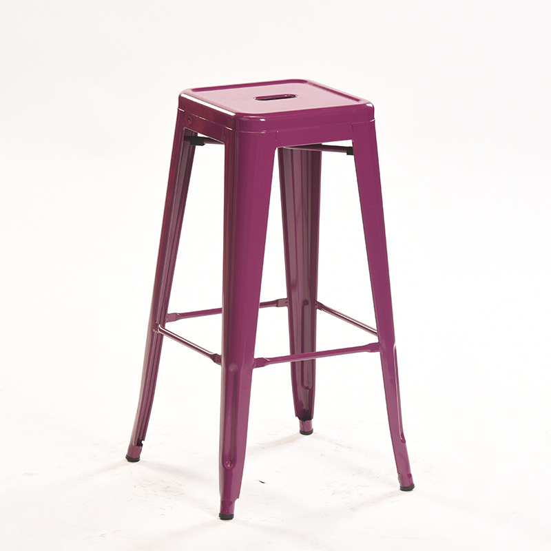 Modern Minimalist Metal Chair Wrought Iron Bar Stools