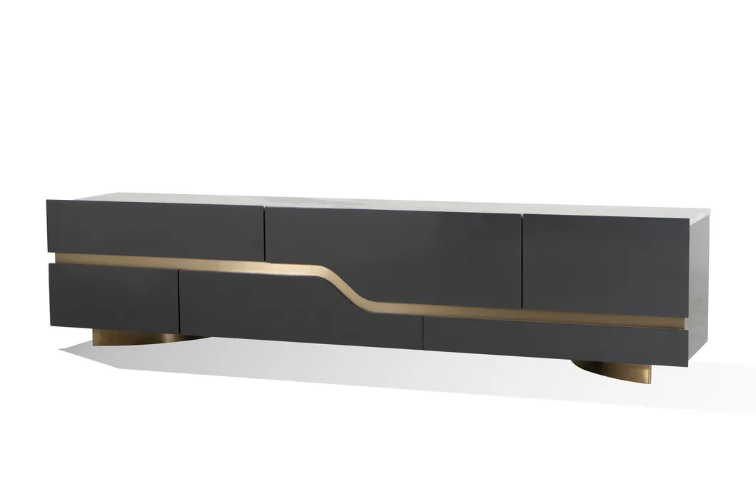 Modern TV Stand Detail 1