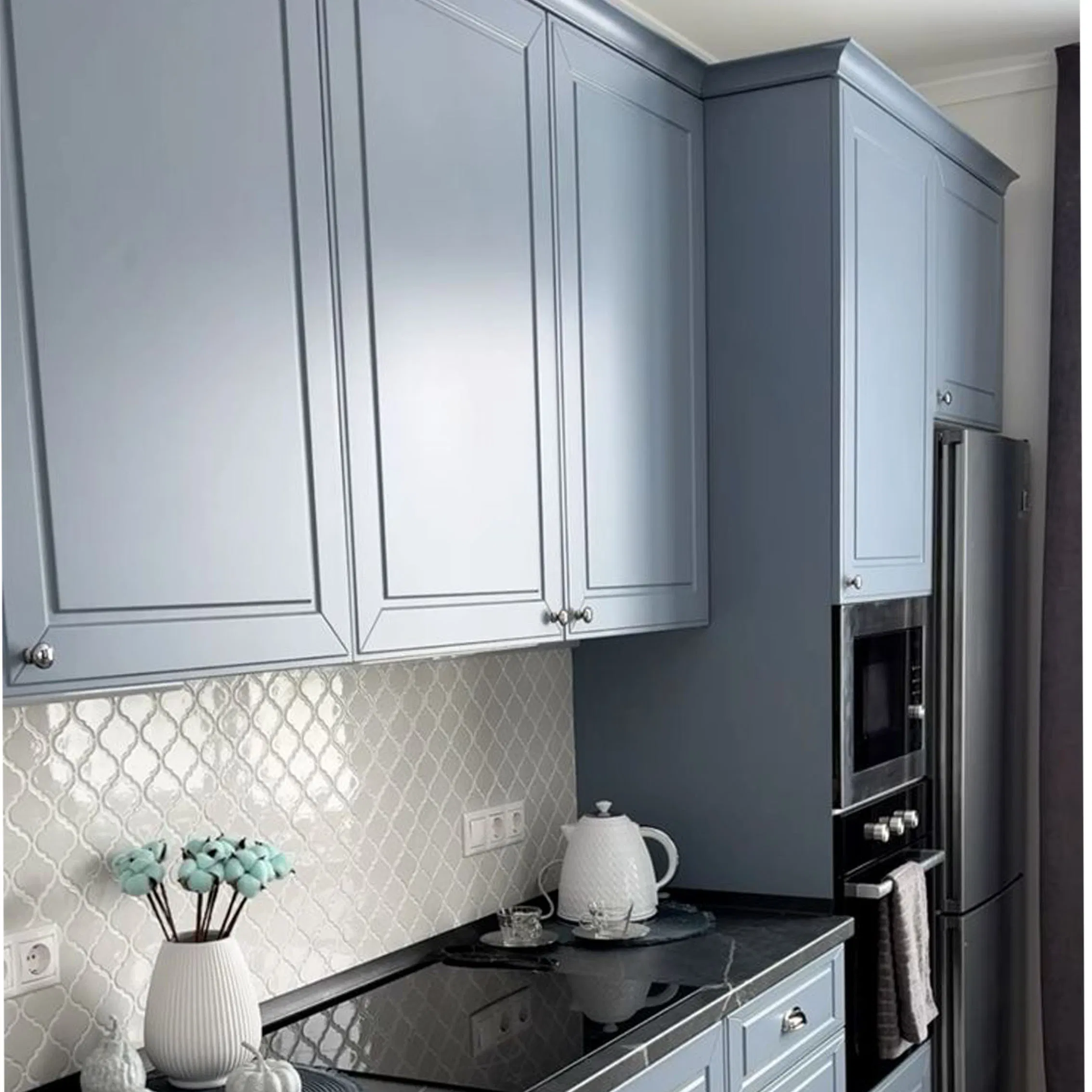 Custom Wholesale European Style Kitchen Cabinets Vietnam Factory for USA