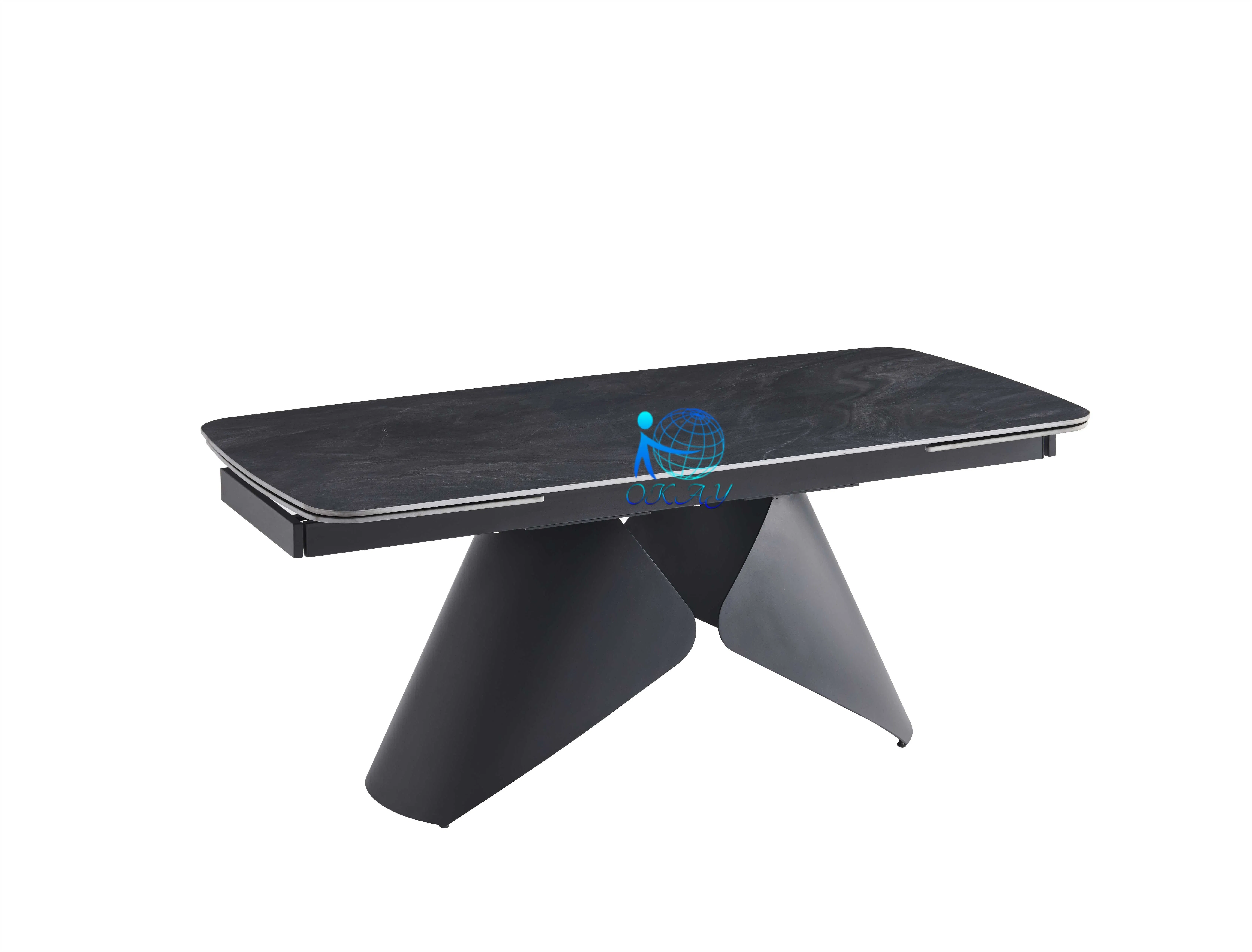 Modern Rectangle Dining Table for Home Restaurant European Design