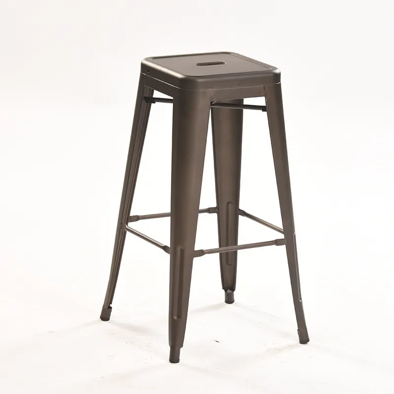 Modern Minimalist Metal Chair Wrought Iron Bar Stools