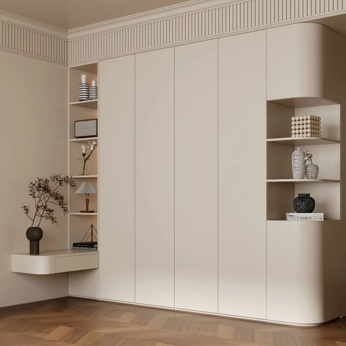 Modern Wardrobe Cabinet Bedroom Custom Closet Furniture Wood Storage