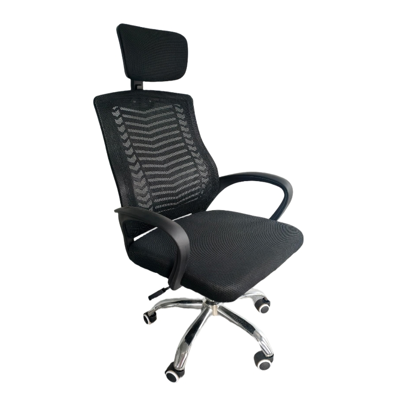 Cheap Price Wholesale Classical Design Black Mesh Ergonomic Office Chair with Headrest for Office and Home