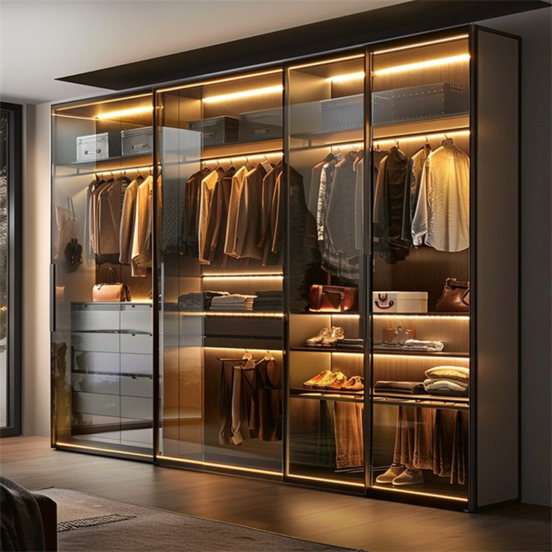 Modern Wardrobe Customized Walk-in Closet Bedroom Furniture Robe Wardrobe
