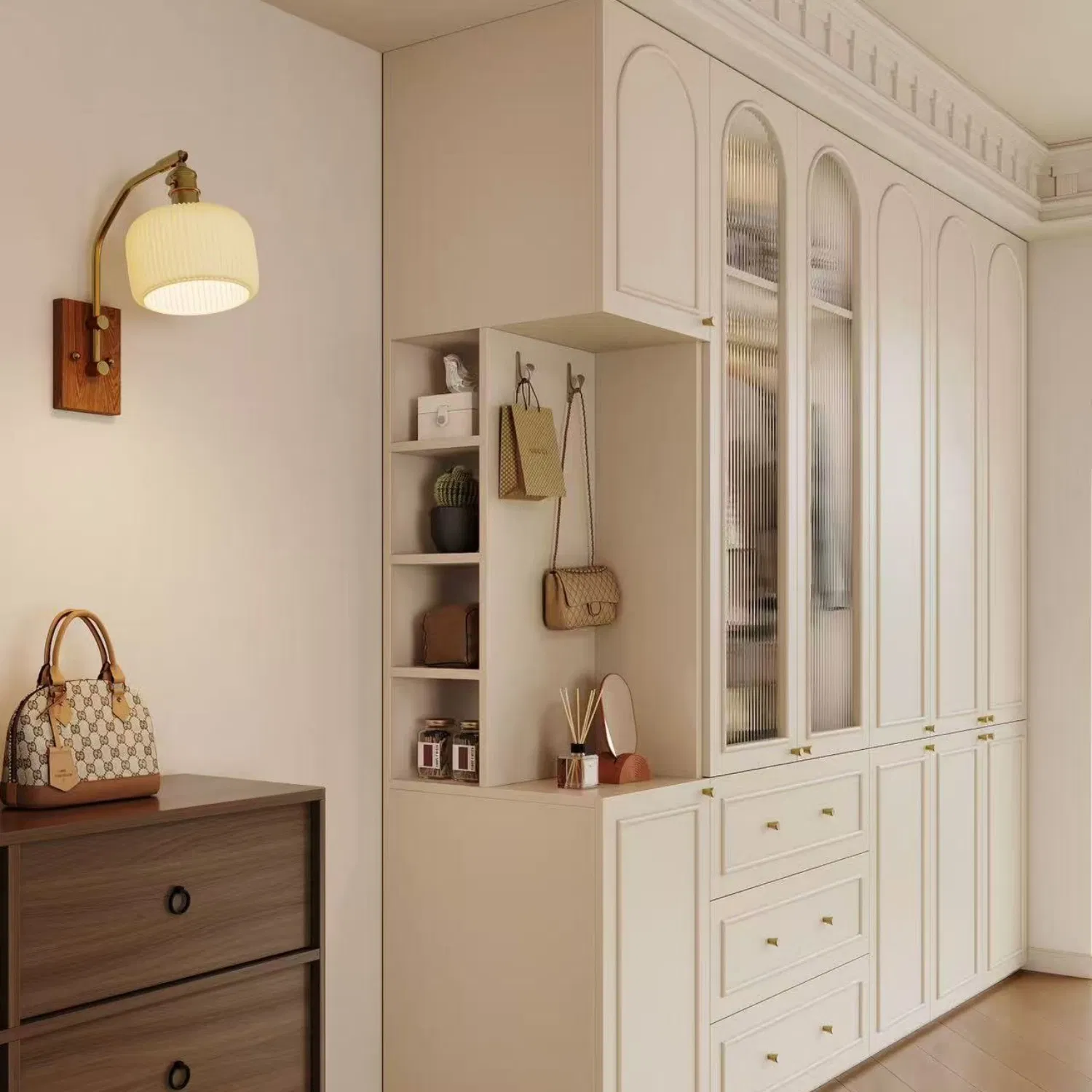 Bedroom Armoire Closet Plastic Metal Sliding Custom Steel Baby Modern Bedroom Closet Portable Hotel Room Wheels for Sliding Doors Fold Wardrobe