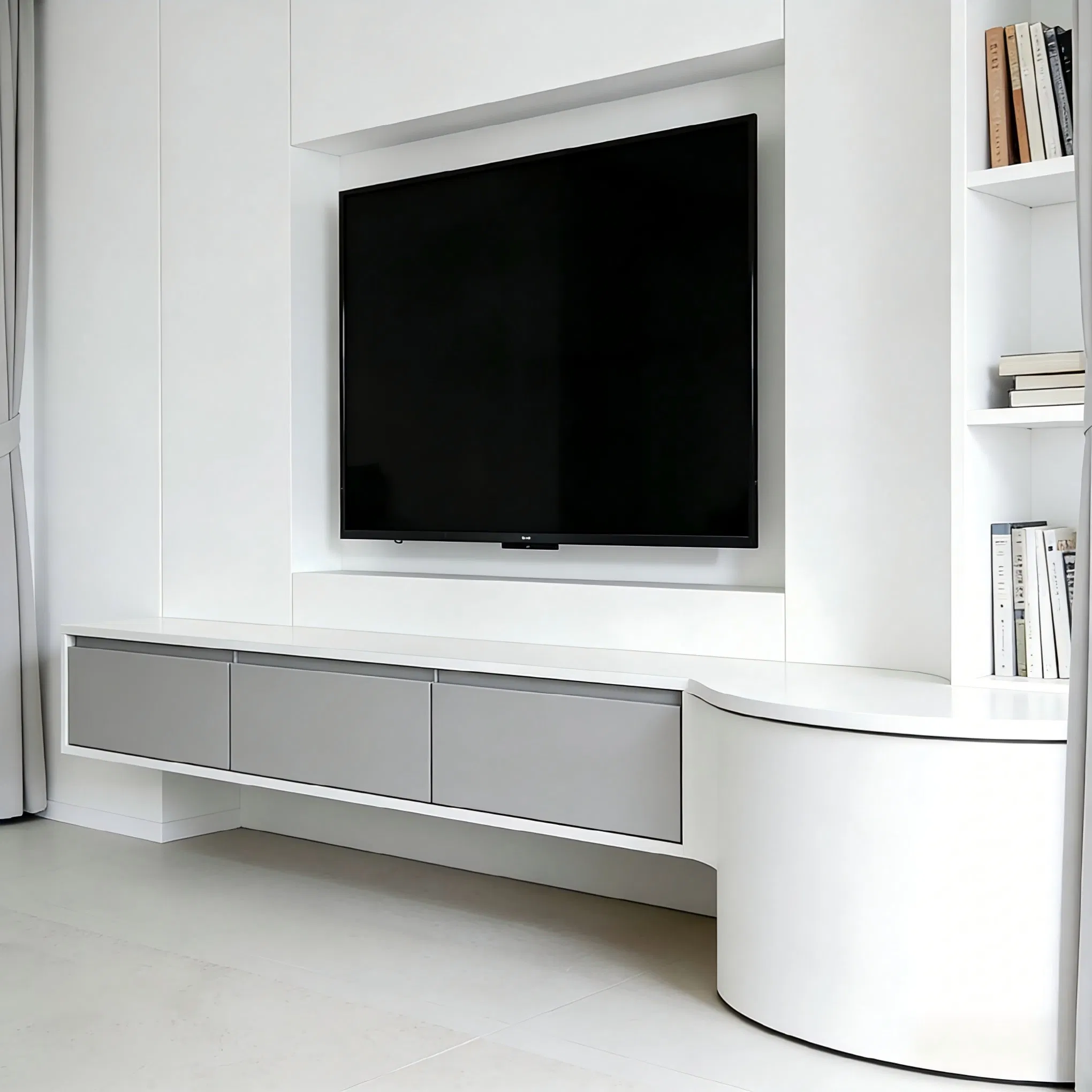 High Performance Popular Acrylic Living Room TV Cabinet Stand Unit