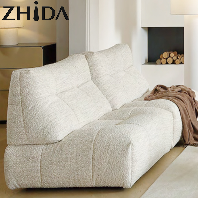 Zhida Modern Luxury Corner Genuine Leather Couches Sectional Divan Compressé Sofa for Living Room