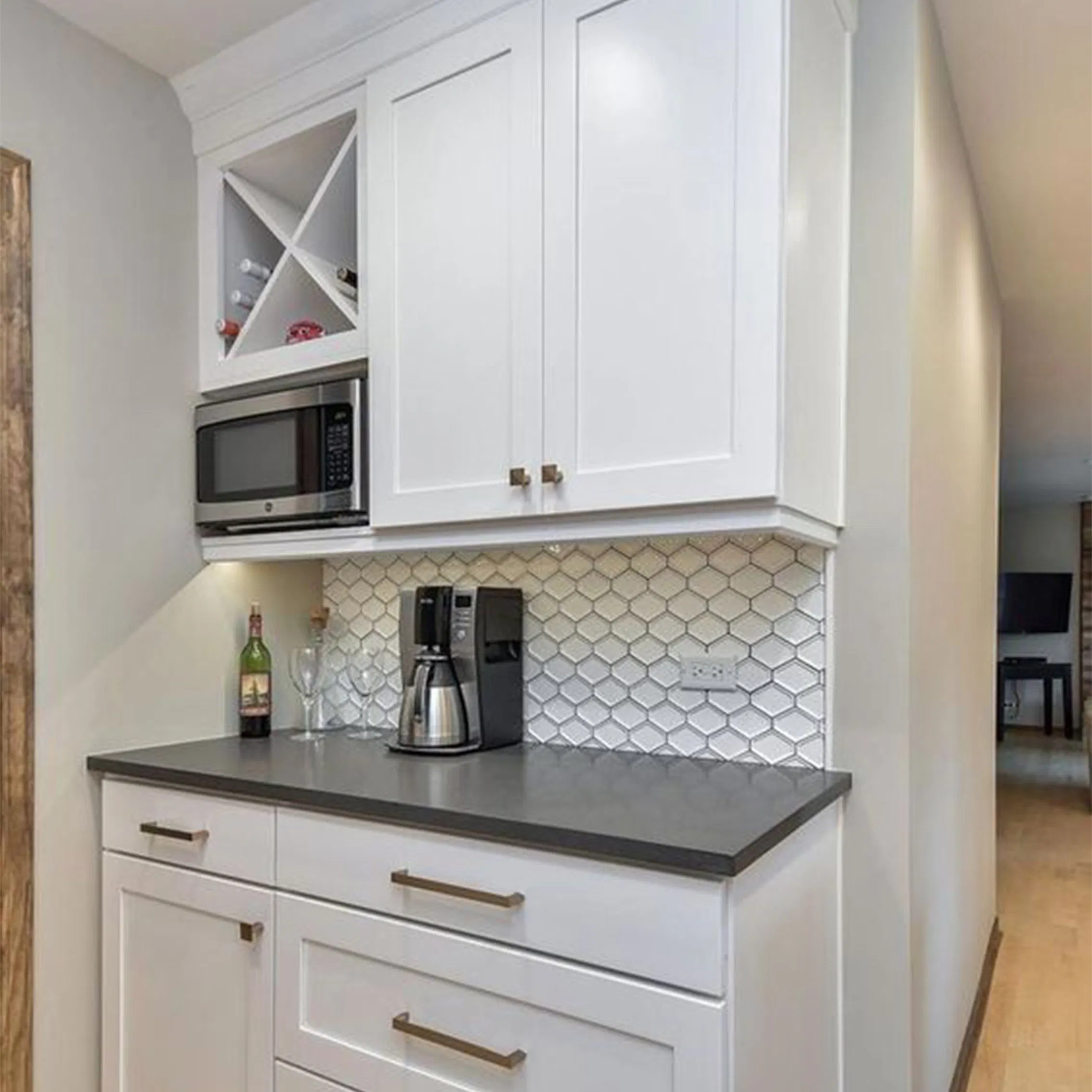 Custom Wholesale European Style Kitchen Cabinets Vietnam Factory for USA