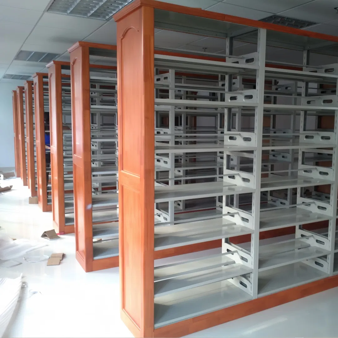 Nordic-Style Light-Colored Tall Bookshelf Extra Rack for Storage