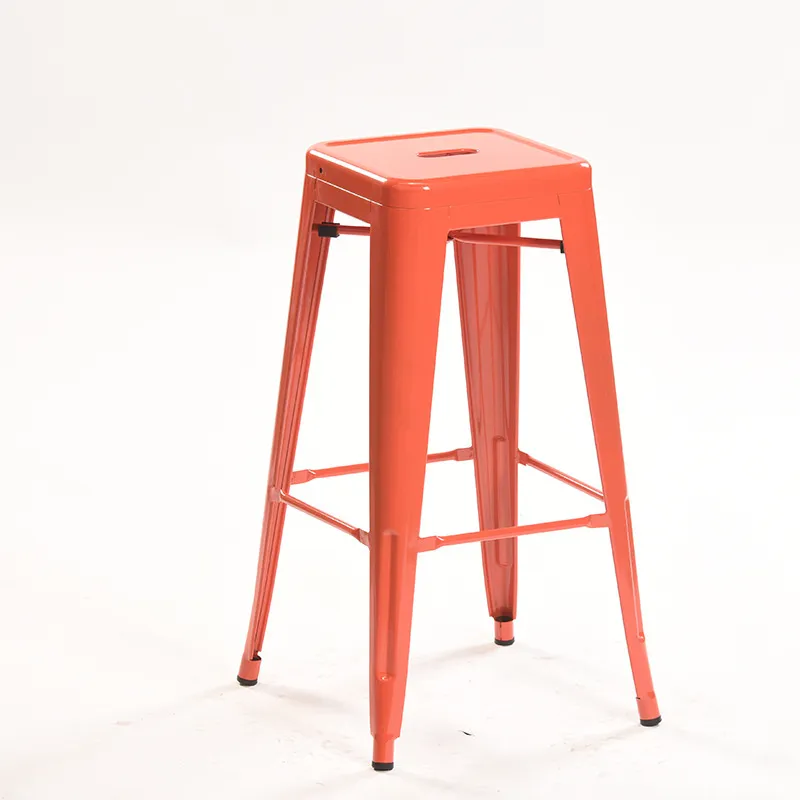 Modern Minimalist Metal Chair Wrought Iron Bar Stools
