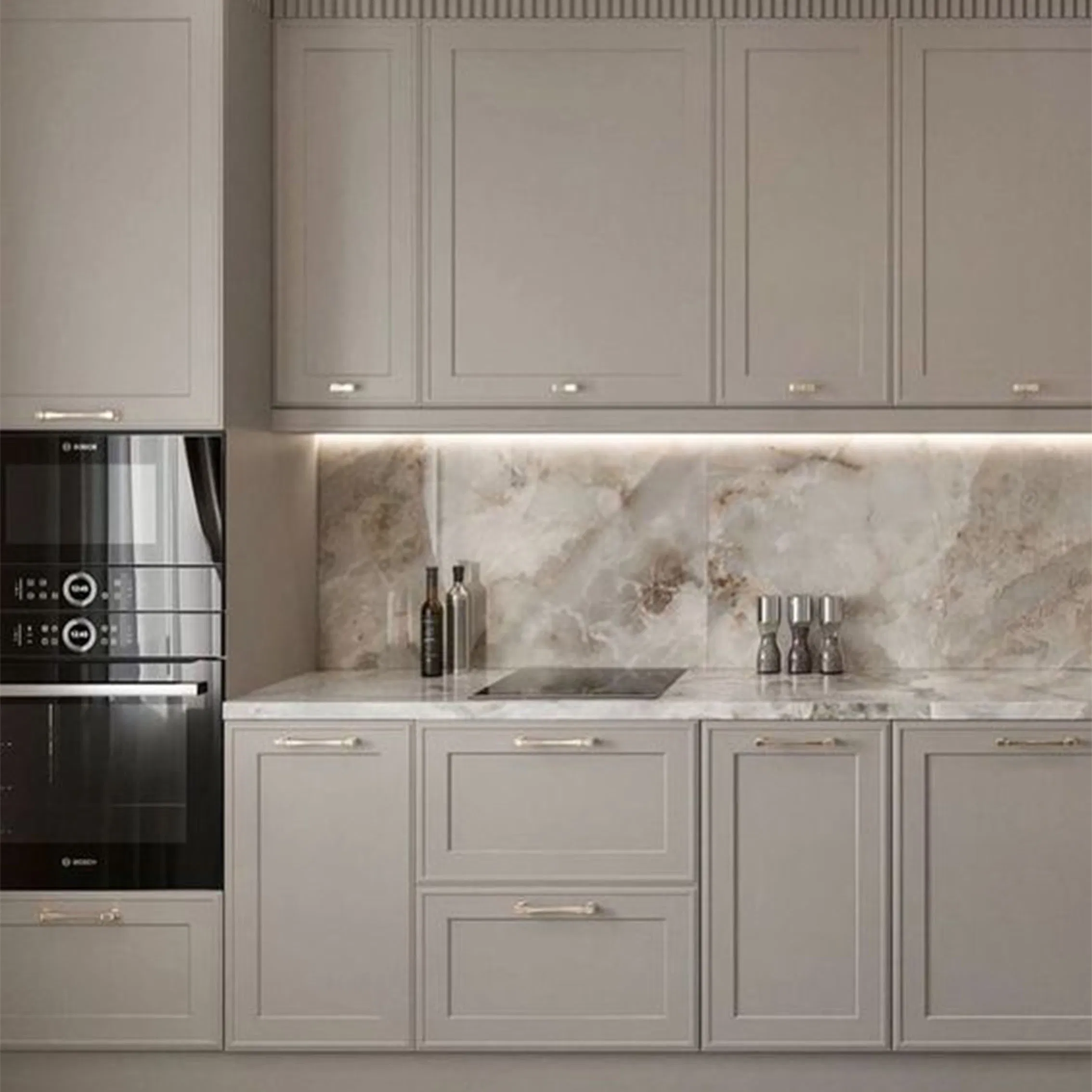 Custom Wholesale European Style Kitchen Cabinets Vietnam Factory for USA