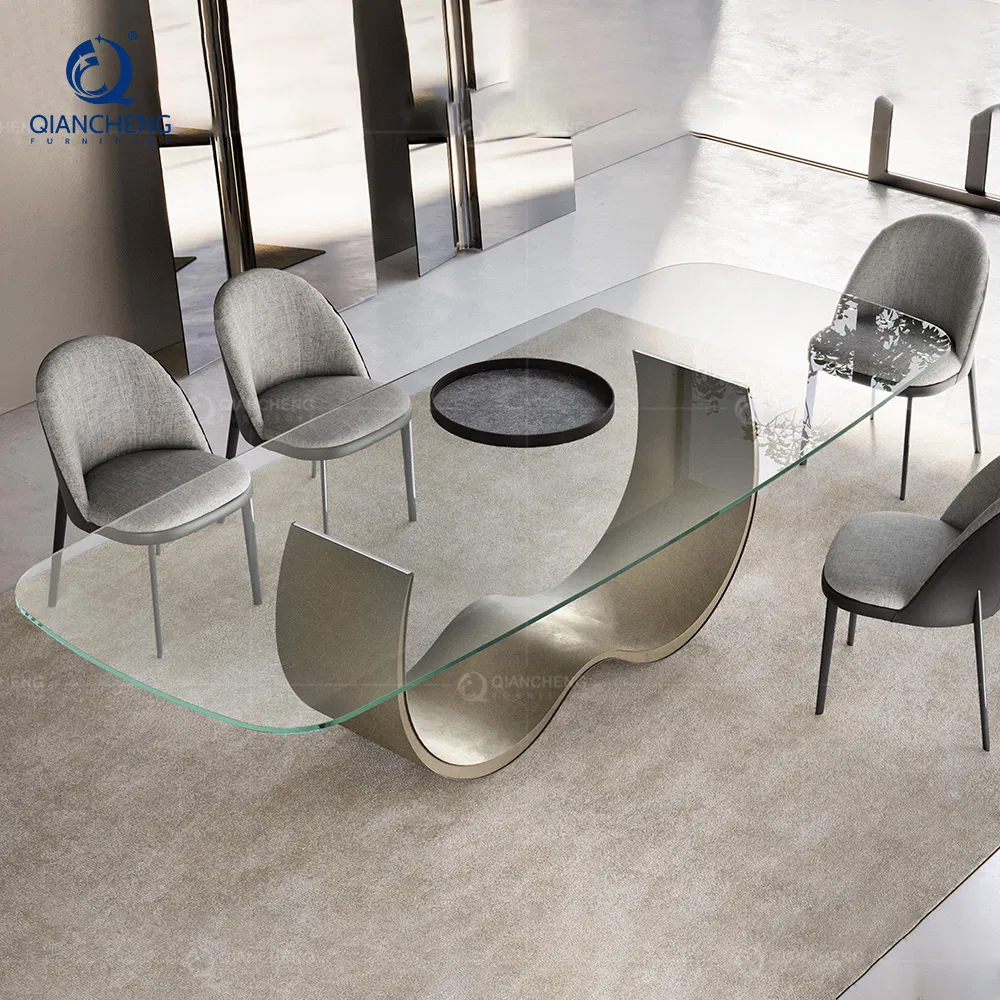 Foshan Factory Furniture Sintered Stone Extending Dining Table Set Tavolo Da Pranzo Allungabile Mesas Extensibles De Comedor