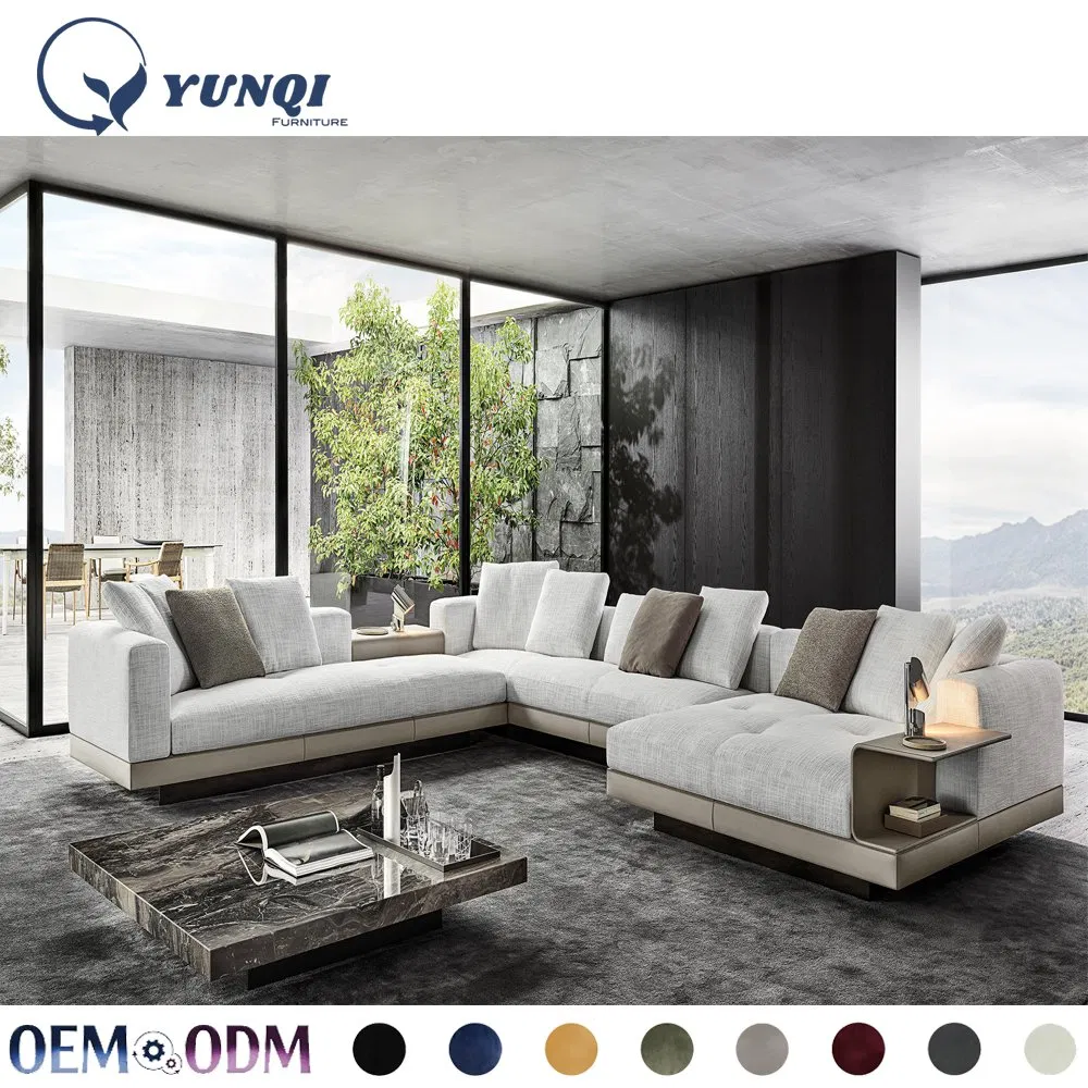 Italian Design L Shape Sectional Living Room Corner Couch Modern Modular Sofa