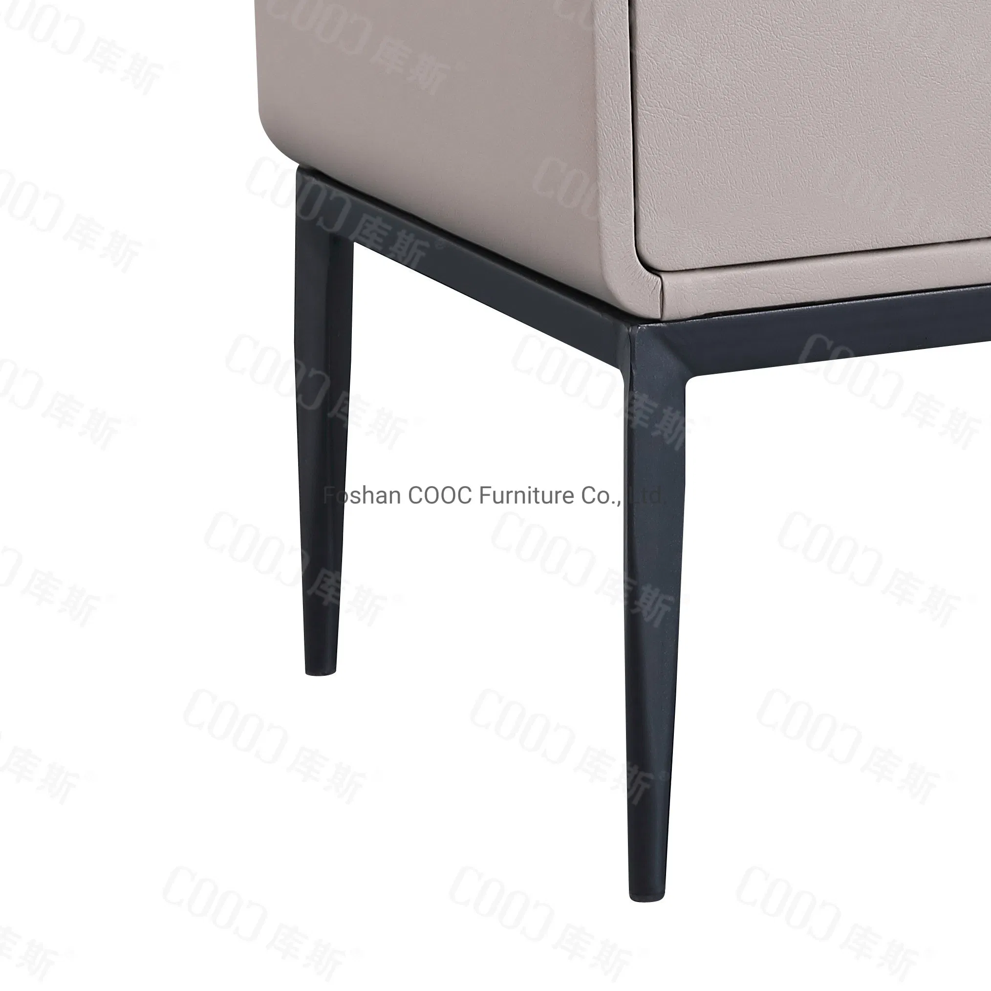Modern European Style Bedroom Furniture Artificial Leather Nightstands