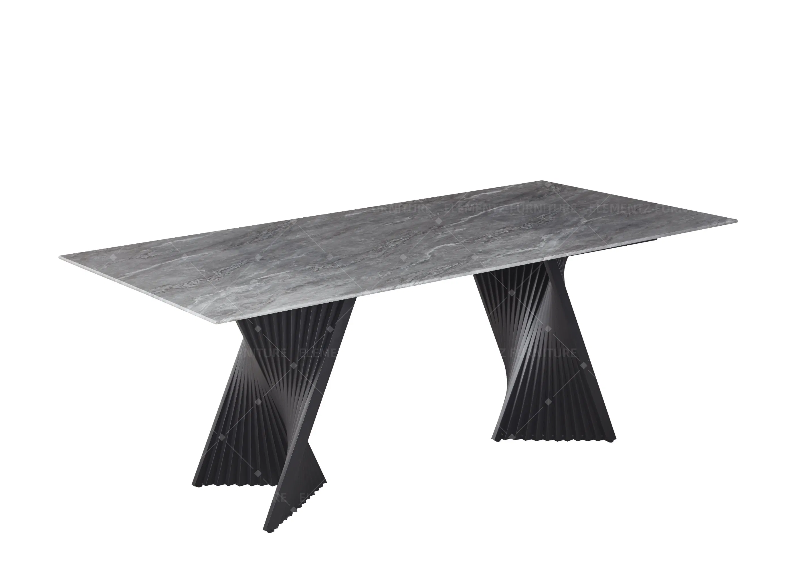 Luxury Home Living Room Furniture Wood Solid Oak Dining Room Table Set