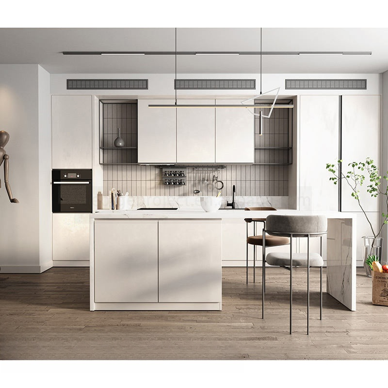 Factory Customized Modern Kitchen Cabinet High Gloss Kitchen Furniture for Villa