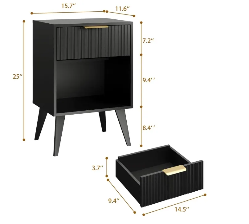 Contemporary Chic Nightstand