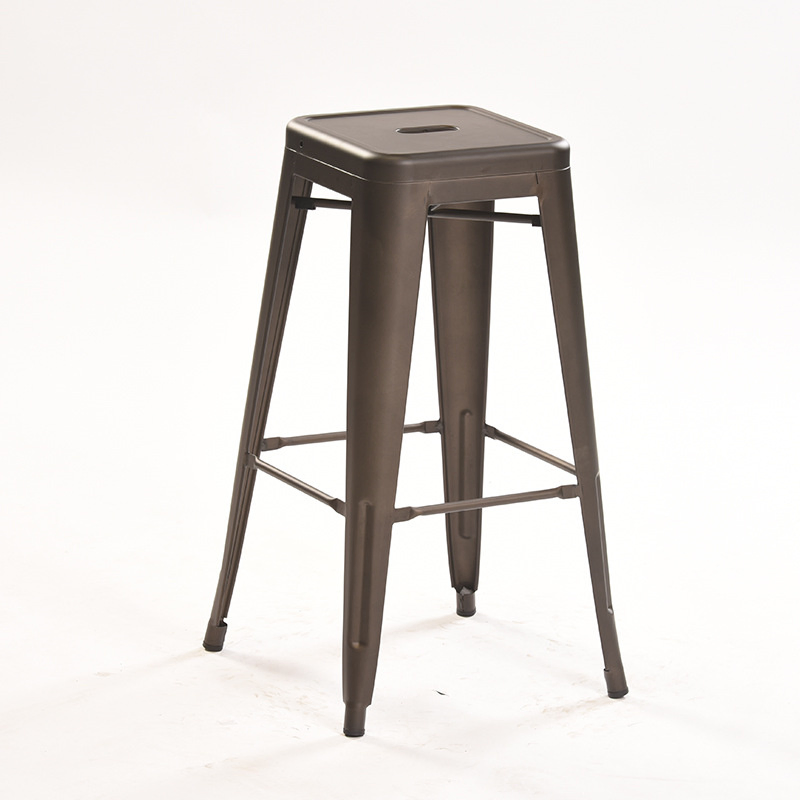 Modern Minimalist Metal Chair Wrought Iron Bar Stools