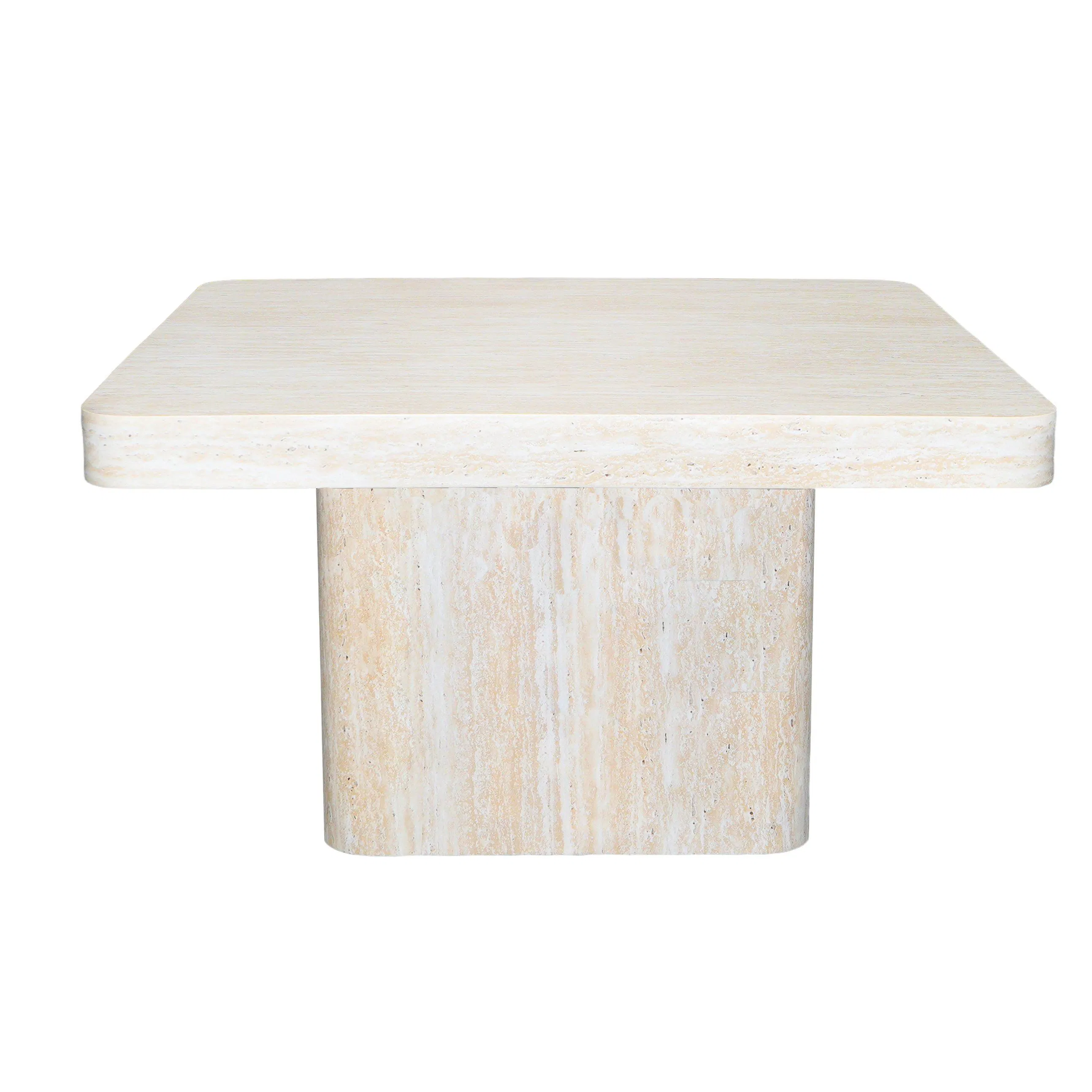 Wholesale Factory Price Cheap MDF with Paper American Style Modern Living Room Furniture Luxury Solid Wood Square Coffee Table