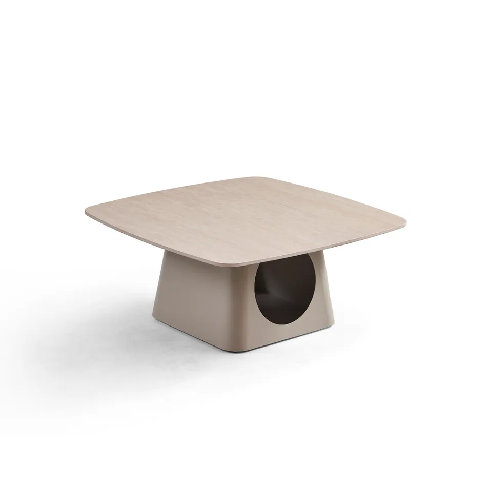 Luxury Living Room Modern Furniture Glass Top Side Coffee Table