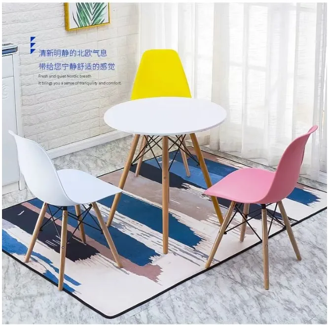 Modern Round Dining Table View 1