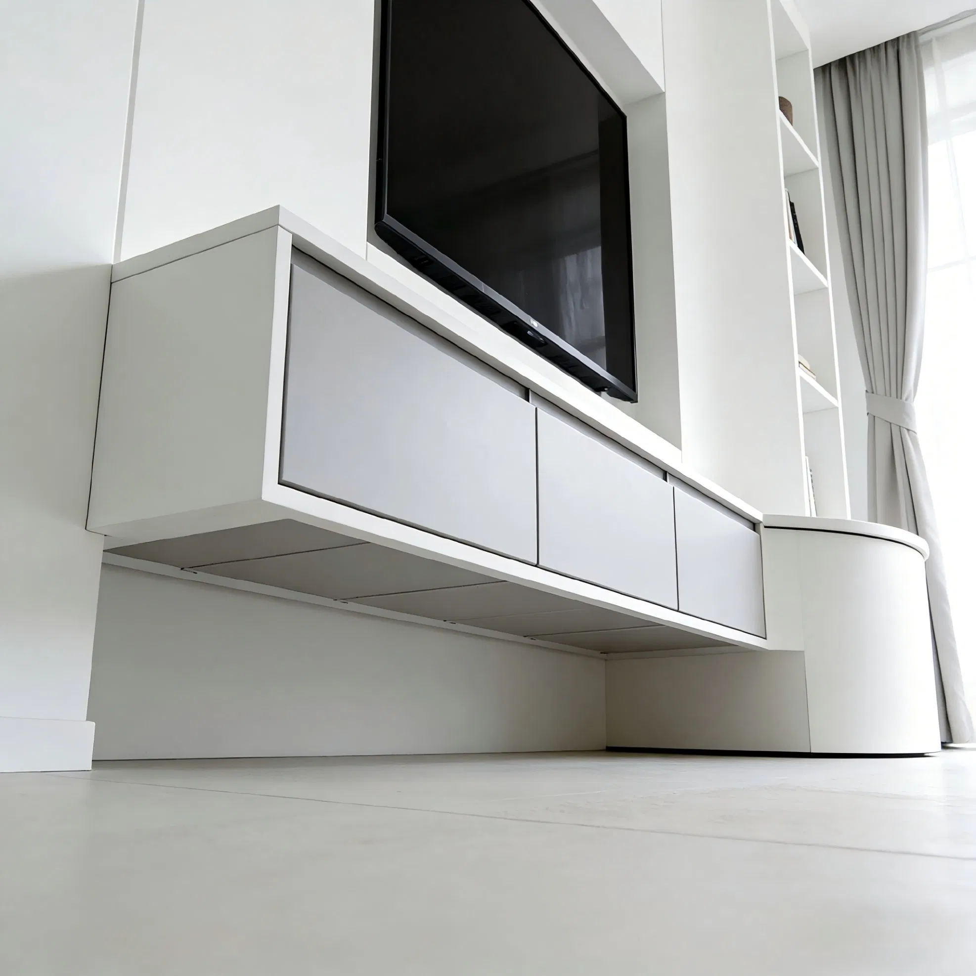 High Performance Popular Acrylic Living Room TV Cabinet Stand Unit