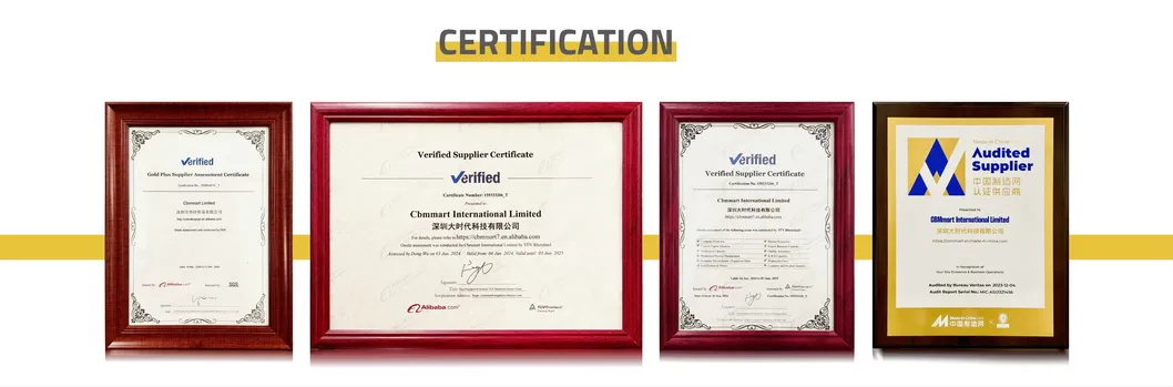 Certifications