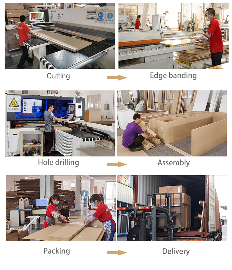 2023 AIS Modern Luxury Style Cheap Prices Pre Made Highest Quality Home Furniture Set MDF L Shape Kitchen Cabinets Design