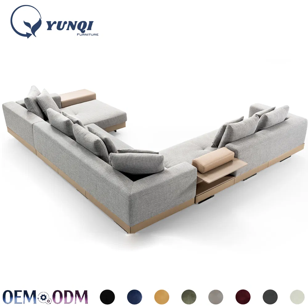 Italian Design L Shape Sectional Living Room Corner Couch Modern Modular Sofa