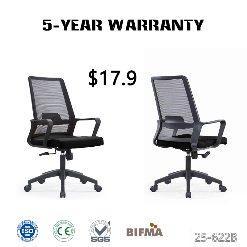 Sillas De Oficina Foshan Good Price Modern School Meeting Room Workstation Staff Clerk Director Ergonomic Swivel Mesh Office Chair for Project and Tender