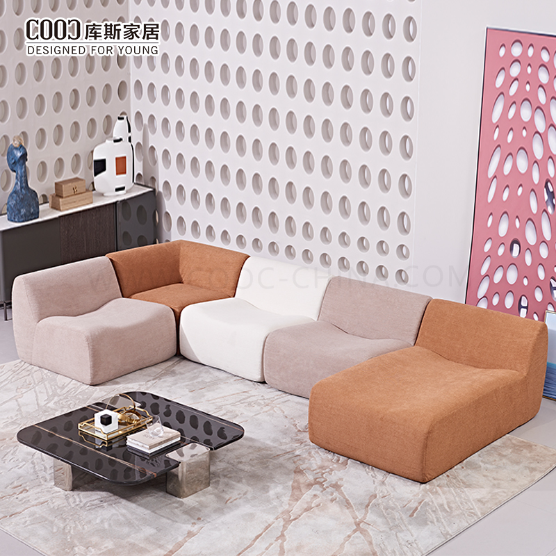 Wholesale High Quality Living Room Fabric Modern Vacuum Packaging Compressed Modular Sectional Sofa Set Furniture