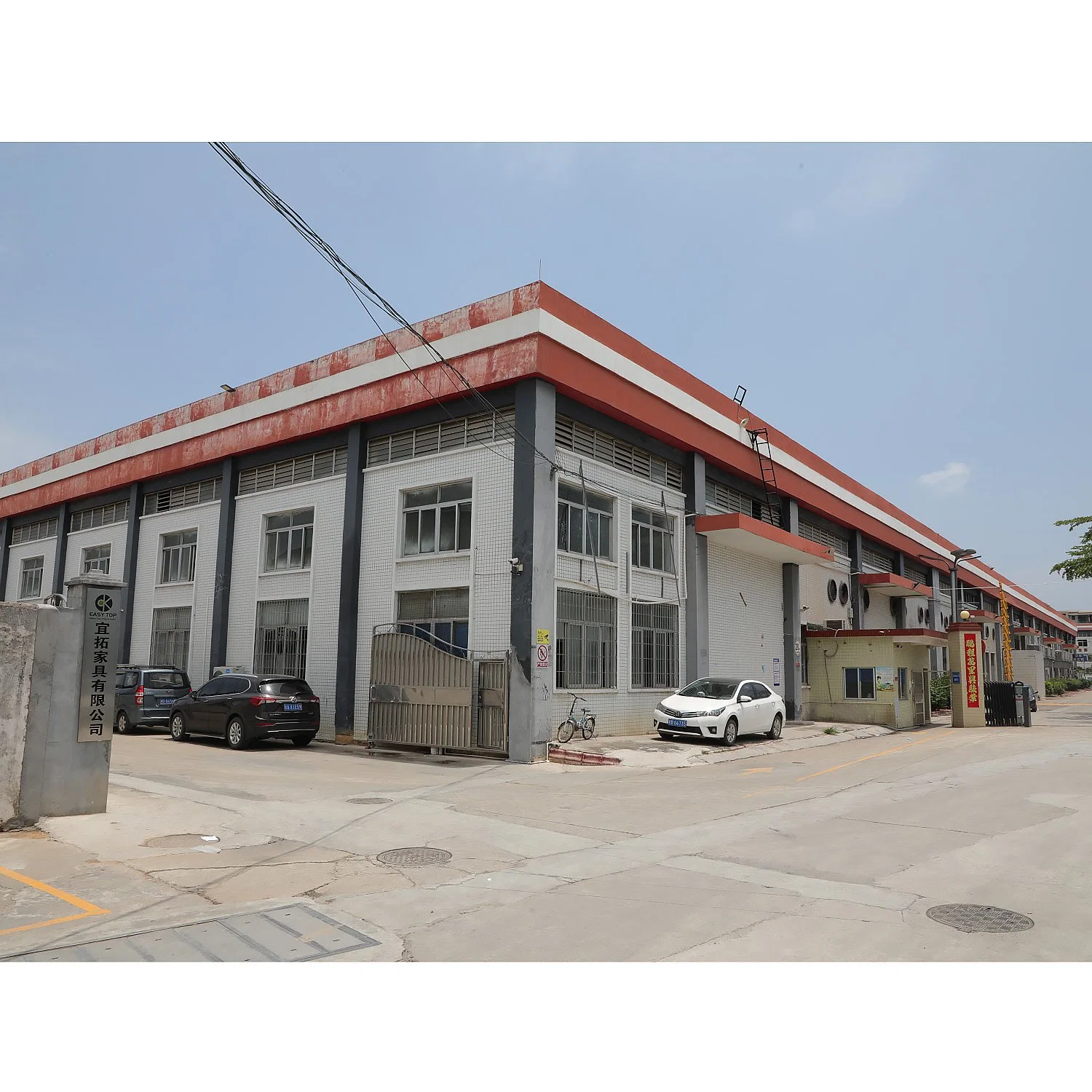 Durable Popular Lacquer Blue and White Kitchen Island White Shaker Kitchen Cabinets