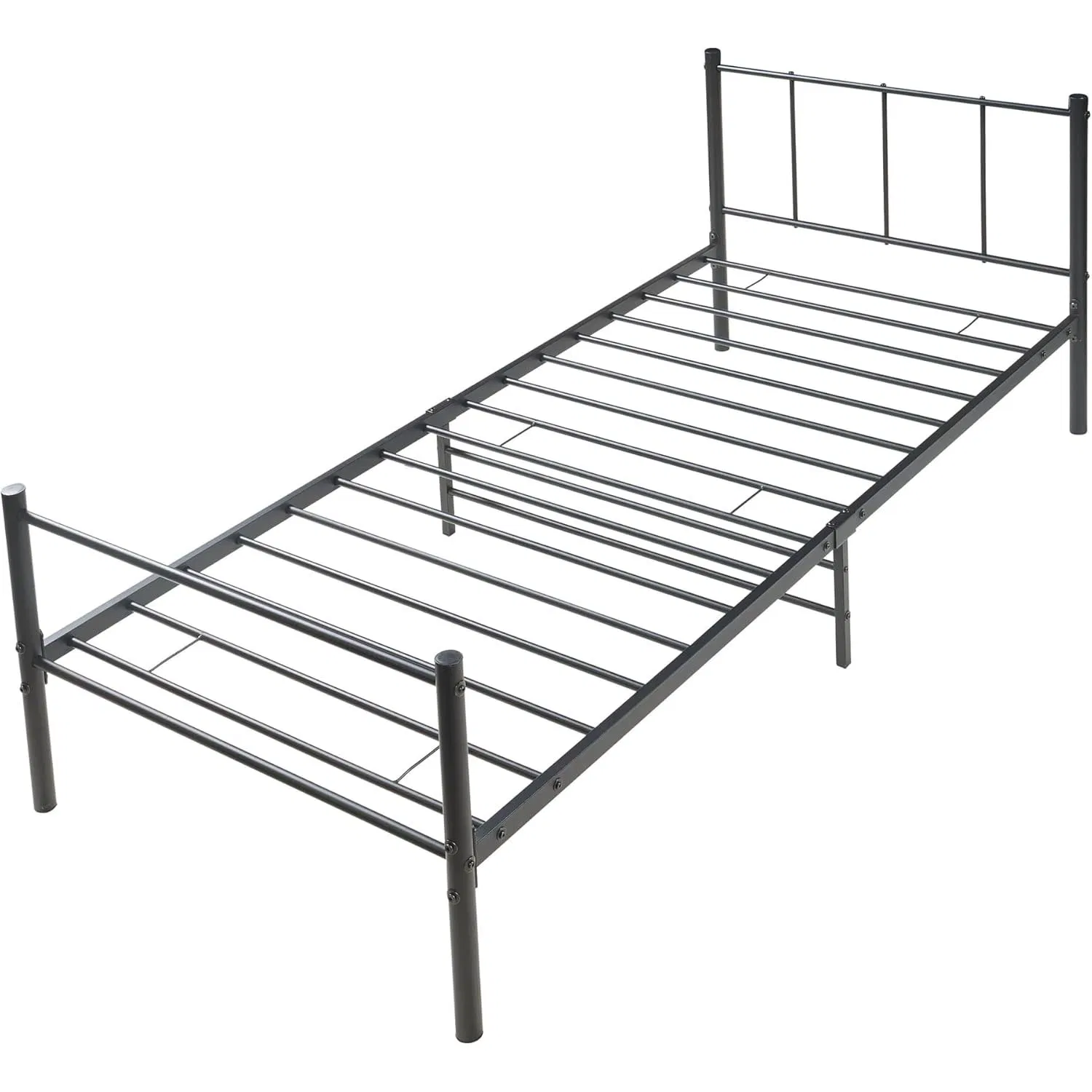 Modern Style Space Saving Beds Frame Underbed Storage Quick Assembly Metal Bedframe for UK Bedroom Bed Furniture Frame